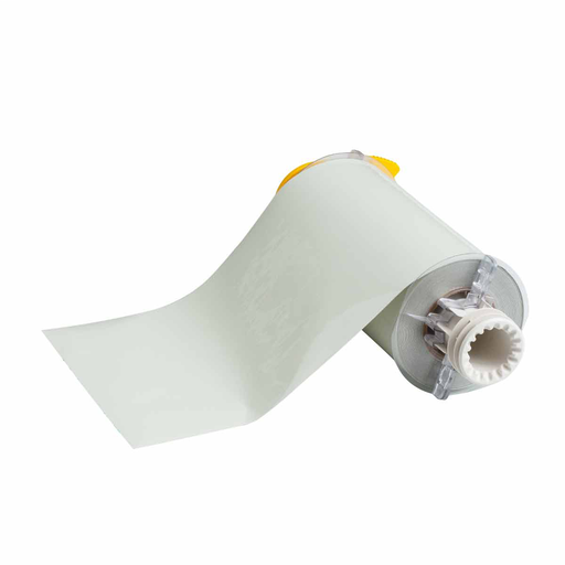 Product image for Brady 105913 BBP85 Series BradyGlo Photoluminescent Polyester Labels, 7" W x 33' L, Glow