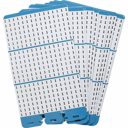 Porta-Pack® Wire Marker Book Refill - Repositionable Vinyl Cloth, Legend 1