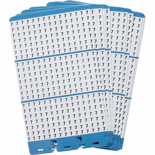 Porta-Pack® Wire Marker Book Refill - Repositionable Vinyl Cloth, Legend 7