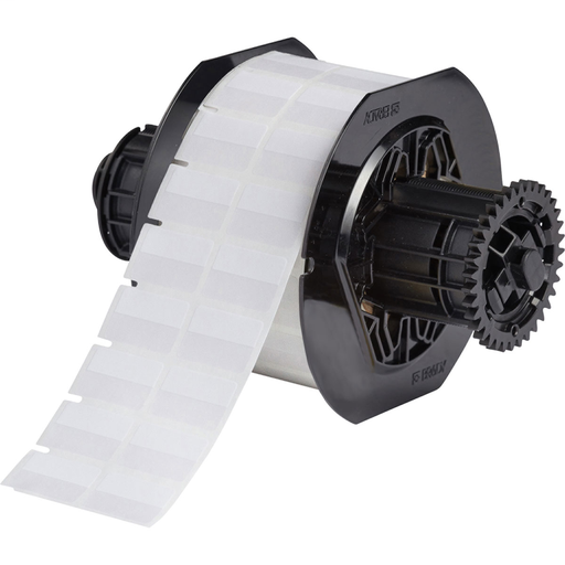 Product image for Brady B33-115-427 B33 Series Self-Laminating Vinyl Wire and Cable Labels, 0.75" H x 1" W, Roll of 2500 Labels