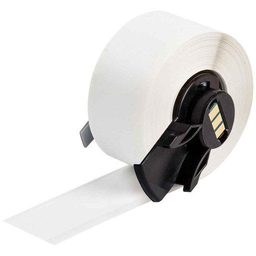 BMP61 M611 TLS 2200 Vinyl Labels, 0.5" W x 50' L, White