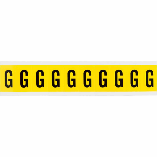 Product image for Brady 3430-G 3430 Series Repositionable Number and Letter Labels, G