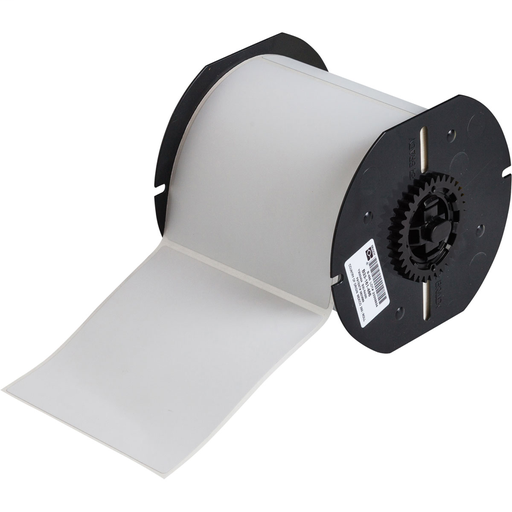 Product image for Brady B33-161-486 B33 Series Metallized Matte Polyester Labels, 4" H x 4" W, Roll of 250 Labels