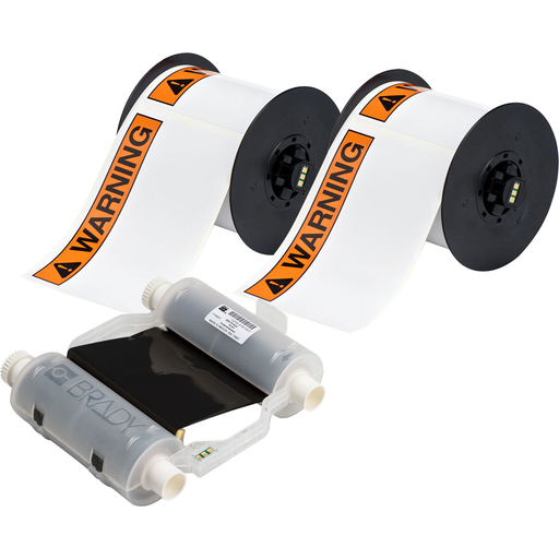 Product image for Brady 146071 B30 Series Arc Flash Starter Supply Kit -Small, Warning