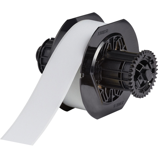 Product image for Brady B33C-1500-437 B33 Series Polyvinyl Fluoride Labels, 1.5" W x 85' L, White