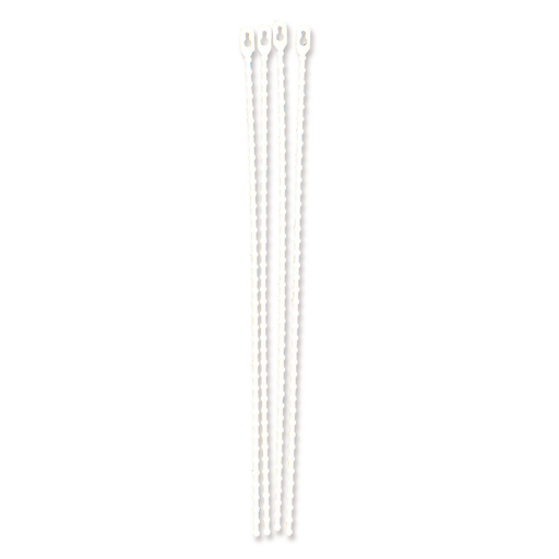 Product image for Brady 81761 Reusable Beaded Ties, 7" L, Plastic