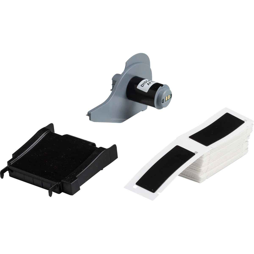 Product image for Brady M71EP-176-593-BK BMP71 Foam Backed Raised Panel Labels, 3" H x 1" W, Box of 50 Labels, Black