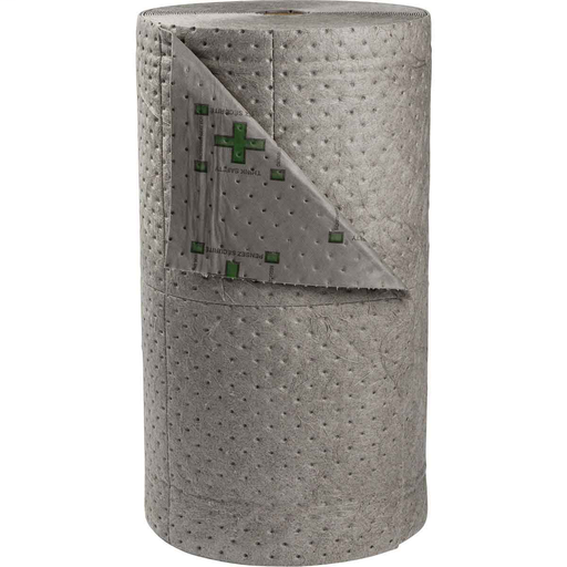 Product image for Brady HT303 High Traffic Universal Absorbent Roll - Light Weight, 30"x 300', Absorbency Capacity 63 gal