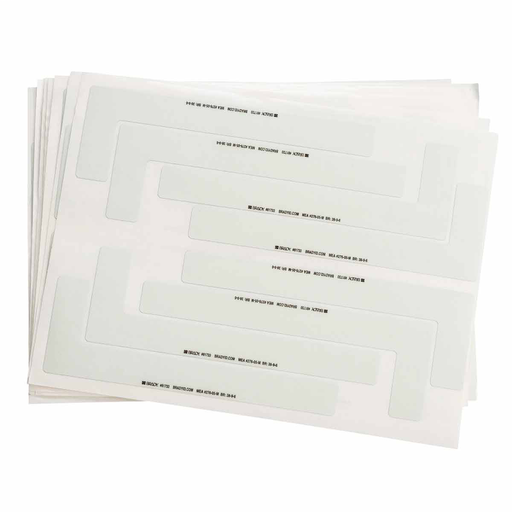 Product image for Brady 81733 BradyGlo™ Marking Tape L-Shaped Corner Marks - Anti-Skid Polyester, Solid Color, Green Glow, 1" x 9"