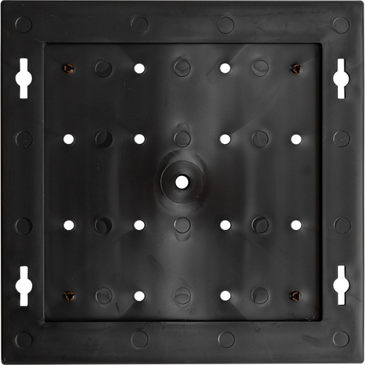 Product image for Brady 73403 Braille ADA Sign Frame, 8" x 8", Black, Plastic