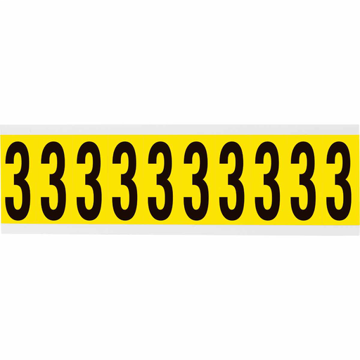 Product image for Brady 3440-3 3440 Series Repositionable Number and Letter Labels, 3