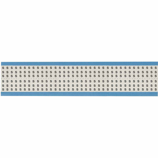 Product image for Brady HH-S-SC-PK Solid Letters Scored Wire Marker Card, S