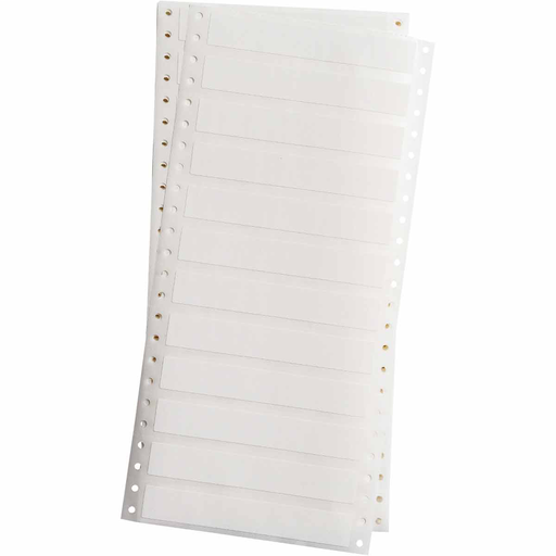 DATAB Series Coated Cloth Labels with Permanent Adhesive, 0.75" H x 0.5" W, Pack of 10000 Labels, Cloth