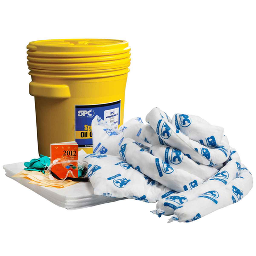 Product image for Brady SKO-20 20-Gallon Drum Spill Control Kit - Oil Only Application