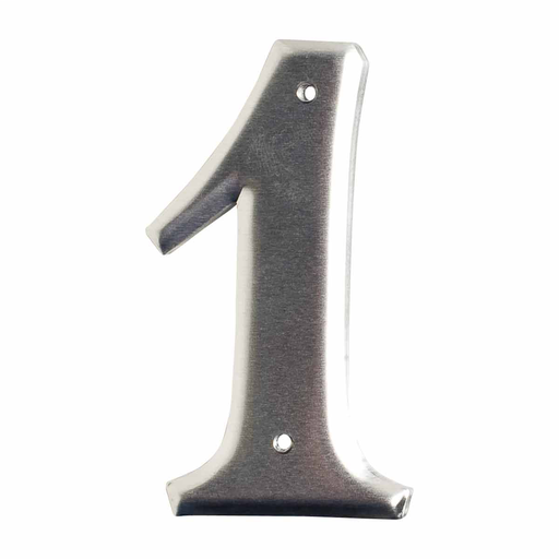 Product image for Brady 1600-1 1600 Series Permanent Aluminum Embossed Number and Letter Labels, 1