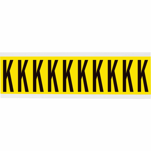 3440 Series Repositionable Number and Letter Labels, K