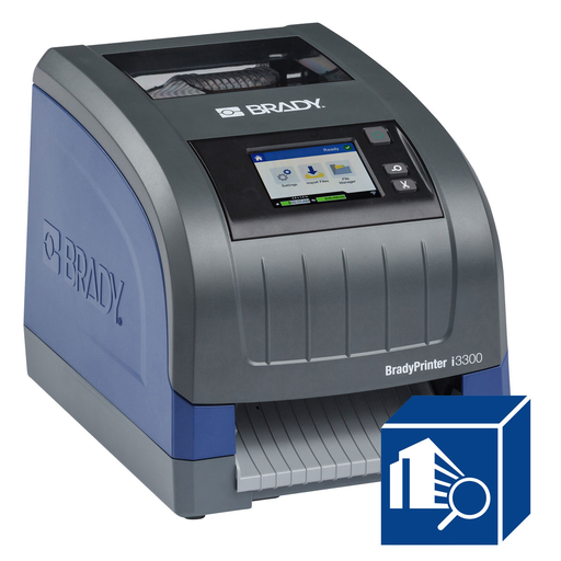 Product image for Brady 150643 BradyPrinter i3300 Industrial Label Printer Brady Workstation SFID Software Ste