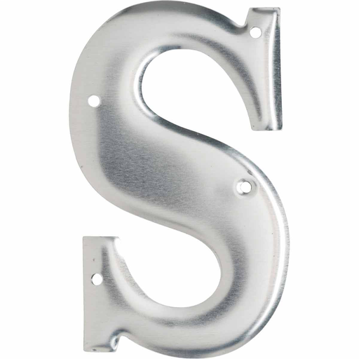 Product image for Brady 1600-S 1600 Series Permanent Aluminum Embossed Number and Letter Labels, S