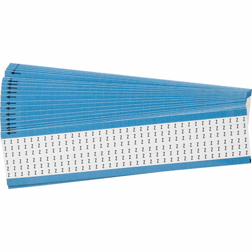 Product image for Brady WM-Z-PK Pre-printed Z Wire Markers, 1.5" H