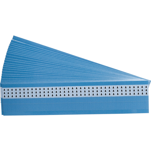 Product image for Brady SLF-A-PK Self-laminating Wire Markers, Vinyl, Legend: A