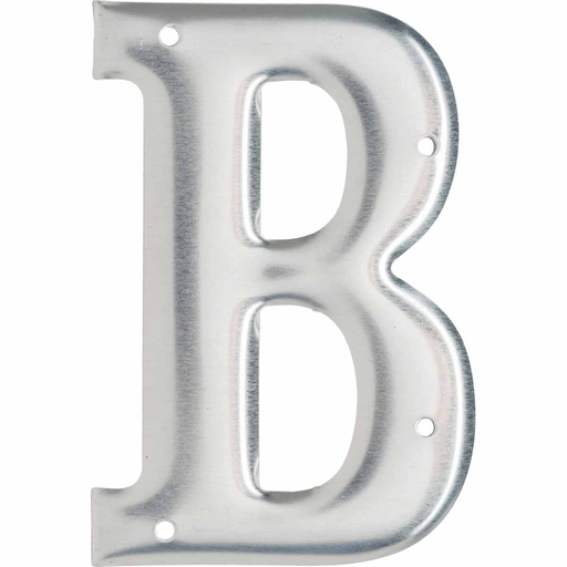 Product image for Brady 1600-B 1600 Series Permanent Aluminum Embossed Number and Letter Labels, B