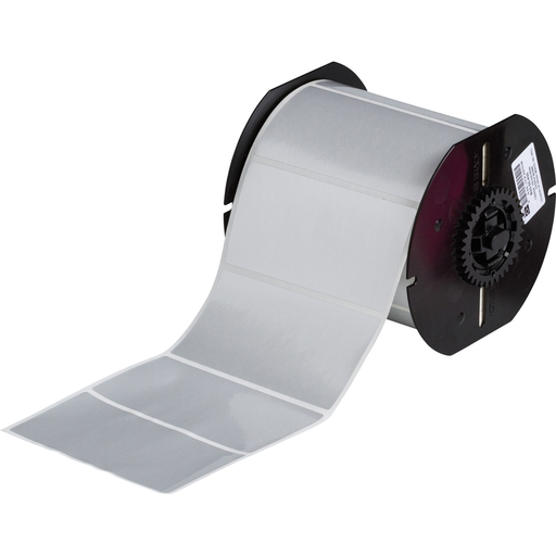 Product image for Brady B33-55-434 B33 Series Polyester Labels, 2" H x 4" W, Roll of 750 Labels
