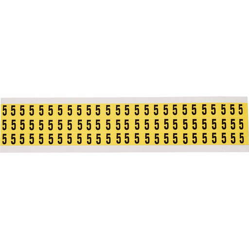 Product image for Brady 3410-5 3410 Series Repositionable Number and Letter Labels, 5