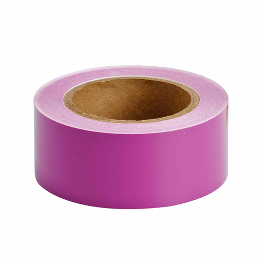 Product image for Brady 36313 Solid Color Banding Tape for Pipe Marking - Roll Form, Indoor/Outdoor Industrial Vinyl, Purple, 2" x 30 Yd