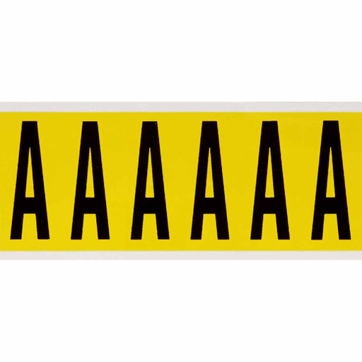 Product image for Brady 3450-A 3450 Series Repositionable Number and Letter Labels, A