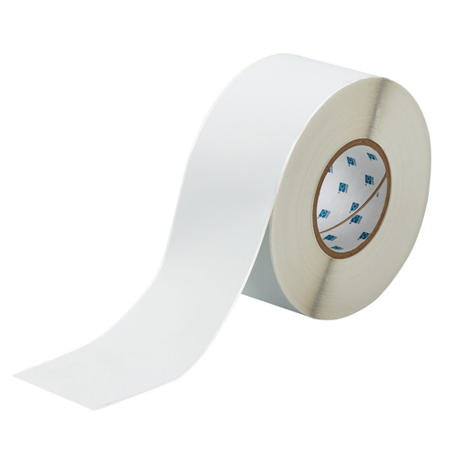 Product image for Brady THT-21-428 Metallized Polyester Labels, 3" W x 300' L, Light Gray