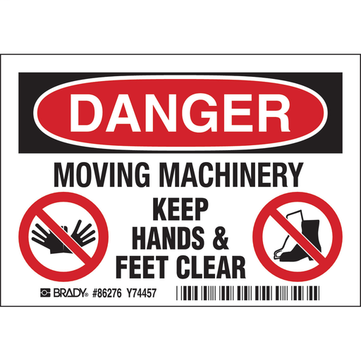 Product image for Brady 86276 MOVING MACH, Pack of 5 Labels