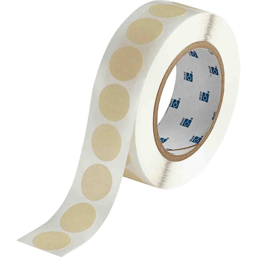 Product image for Brady LMC-1000 Masking Tape Labels, 1" Dia