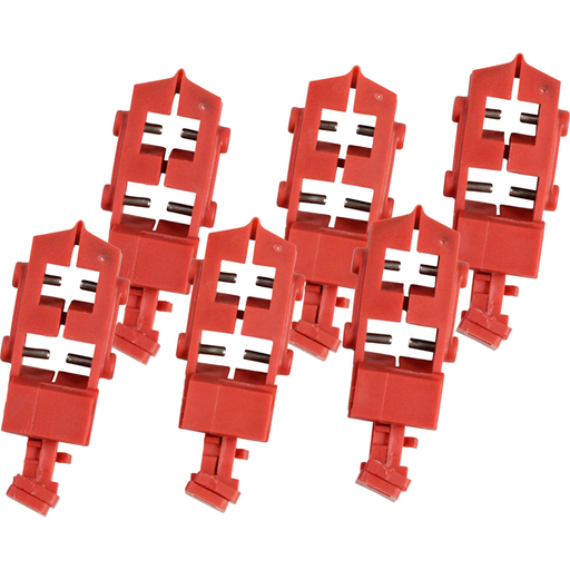 Product image for Brady 148694 TAGLOCK™ Circuit Breaker Lockout Devices - Snap-On, 50/Pack