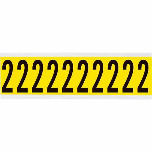 Product image for Brady 3440-2 3440 Series Repositionable Number and Letter Labels, 2