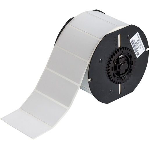 Product image for Brady B33-7-486 B33 Series Metallized Matte Polyester Labels, 1.25" H x 2.75" W, 1000 Labels