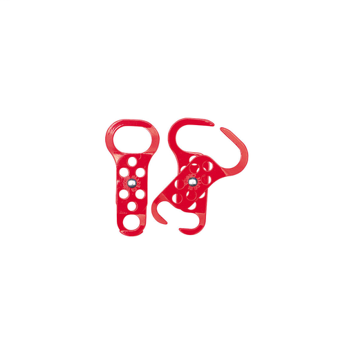 Product image for Brady 236919 Steel Lockout Hasp, Powder Coated