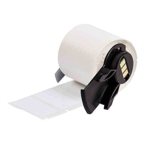 BMP61 M611 TLS 2200 Nylon Cloth Labels, 0.5" H x 0.5" W, Roll of 500 Labels