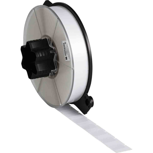 Automatic Label, 1.25" x 1", Permanent Acrylic Adhesive, White