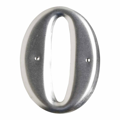 Product image for Brady 1600-0 1600 Series Permanent Aluminum Embossed Number and Letter Labels, 0