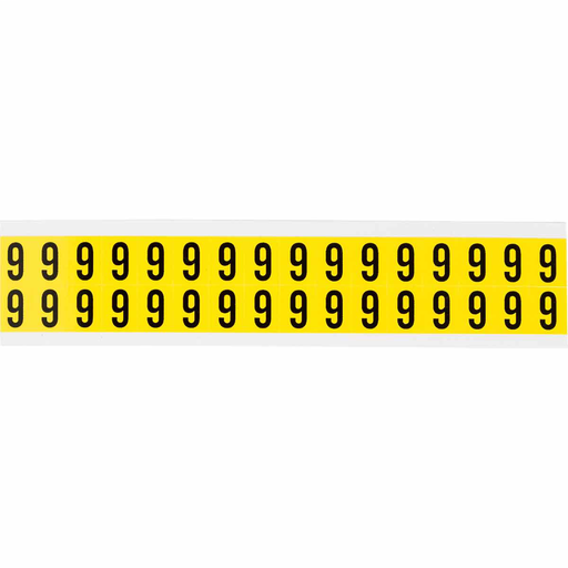 Product image for Brady 3420-6 3420 Series Repositionable Number and Letter Labels, 6