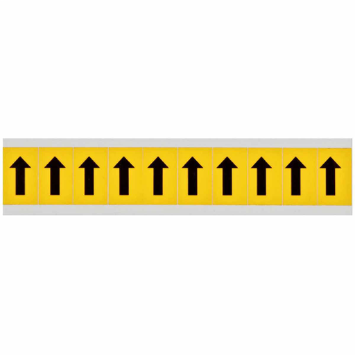 Brady 1530-ARO Arrow Symbol, 1" Character Height Black on Yellow Outdoor Numbers and Letters Product image for Brady 1530-ARO Arrow Symbol, 1" Character Height Black on Yellow Outdoor Numbers and Letters