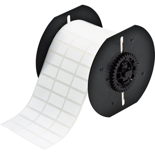 Product image for Brady B33-5-483 B33 Series Polyester Labels, 0.5" H x 1" W, White