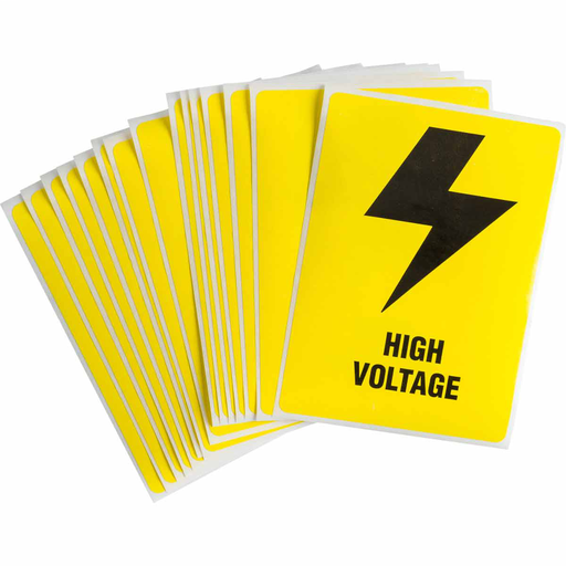 Product image for Brady 596-17 High Voltage Label, ,
