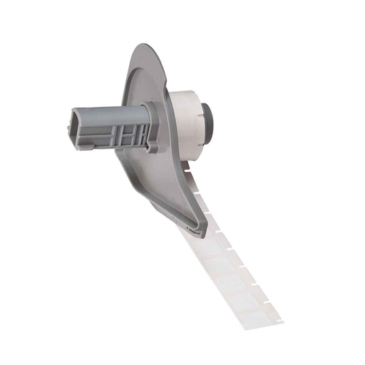 Product image for Brady M71-7-423 BMP71 Polyester Labels, 0.5" H x 0.5" W, Roll of 500 Labels, White