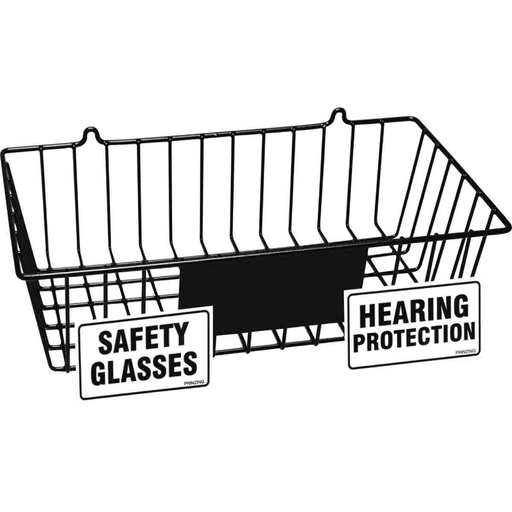 Product image for Brady PD001E PPE Storage Rack, 4.5" H x 15.375" W x 8.75" D