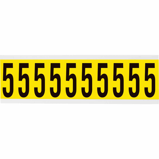 Product image for Brady 3440-5 3440 Series Repositionable Number and Letter Labels, 5