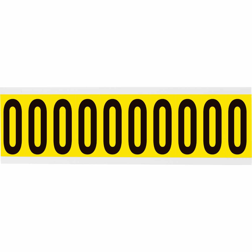 3440 Series Repositionable Number and Letter Labels, 0