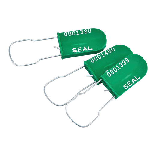 Product image for Brady 95171 Padlock Plastic Seals, Green