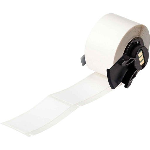 BMP61 M611 TLS 2200 Vinyl Coated Fabric Labels, 100 Labels, 2.5" H x 1" W