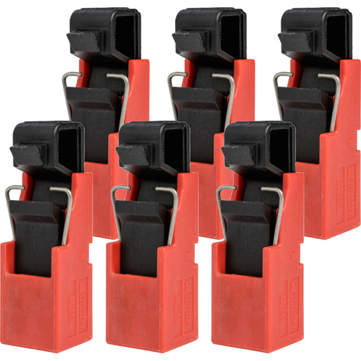 Product image for Brady 148700 TAGLOCK™ Circuit Breaker Lockout Devices - for 120V Breakers, 50/Pack